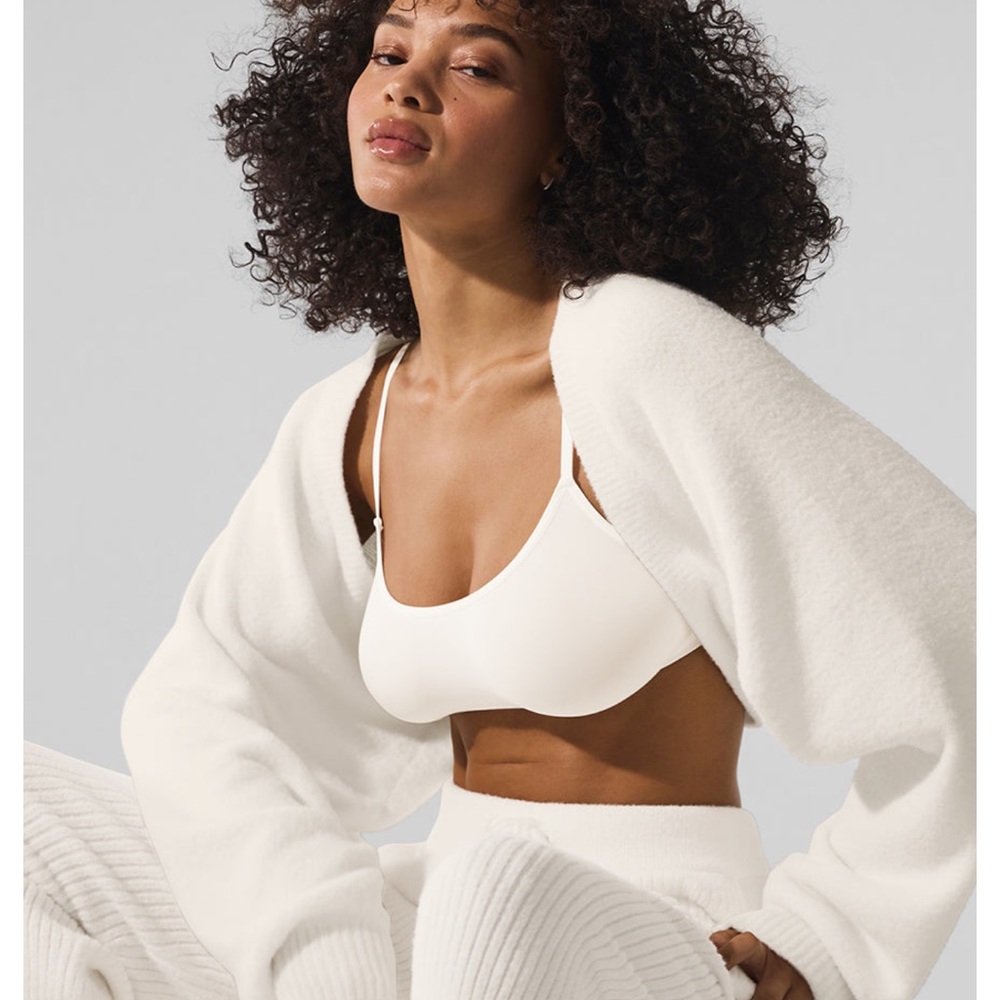 Snuggle Up Sweater Shawl - Ivory
